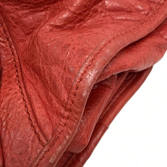 Auth BALENCIAGA The Giant City 173084 Red Leather - Handbag - Picture 5 of 16